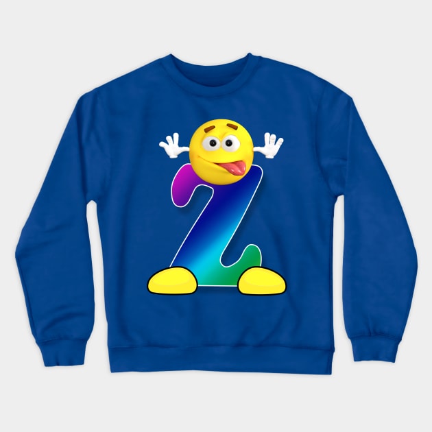 Letter Z Alphabet Smiley Monogram Face Emoji Shirt for Men Women Kids Crewneck Sweatshirt by PatrioTEEism